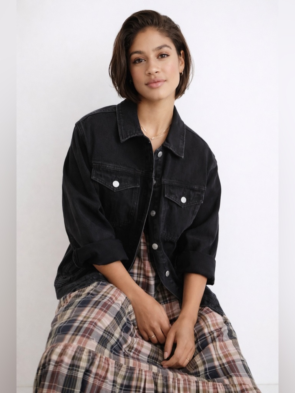 MADEWELL OVERSIZED TRUCKER DENIM JACKET